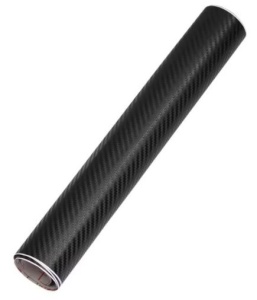 AUTOCOLANT 3D,200X40,CARBON NEGRU