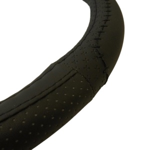 HUSA VOLAN PIELE ECOLOGICA NEGRU 37- 39 CM UMBRELLA - Img 2