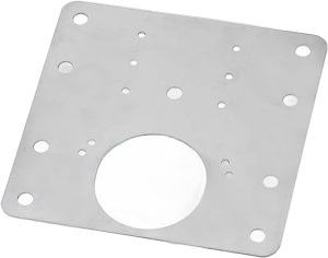 Kit reparatie balama, 2 placute pentru mobila, din otel inoxidabil, 9x9 cm - Img 10