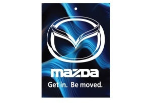 Odorizant auto Mazda 7,5 x 10 cm, Guma Turbo - Img 2