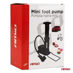 Pompa de picior metalica MINI PU03 cu manometru - Img 13