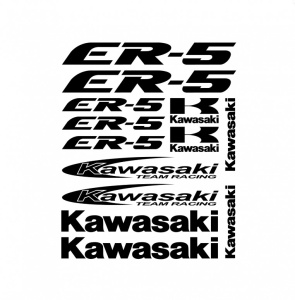 Set 12 stickere Kawasaki ER, Creative Rey® - Img 2