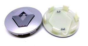 Set 2 capacele roti GRI 57mm pentru jante aliaj Renault - Img 1