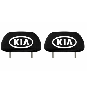 Set 2 huse tetiere negre, pentru gama auto KIA