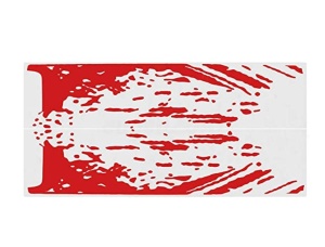 Set 2 stickere auto "Splash Kit Racing", rosu