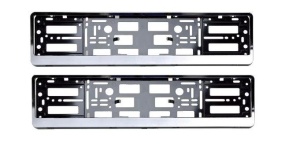 SET 2 SUPORTI NUMAR INMATRICULARE CROMAT