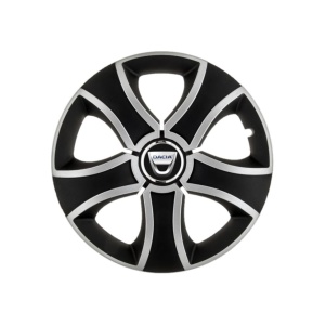 Set 4 Capace Roti 14 inchi (R14) Bis Gri-Negru, Compatibile Cu Dacia - Img 3
