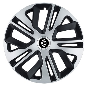 Set 4 Capace Roti 14 inchi (R14) Raven Gri Compatibile Cu Renault,