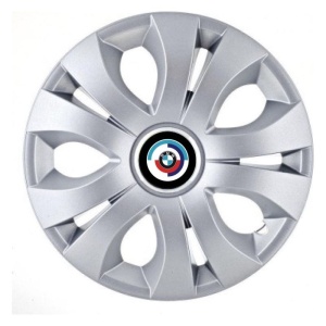 Set 4 Capace Roti 15 inchi (R15), Compatibil Cu BMW Nou, model Top Gri - Img 2