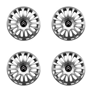 Set 4 Capace Roti 15 inchi (R15) Compatibile CITROEN model - 329 - Img 2
