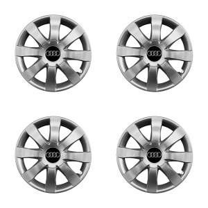 Set 4 Capace Roti 15 inchi (R15) Compatibile Cu AUDI model - 323 - Img 2