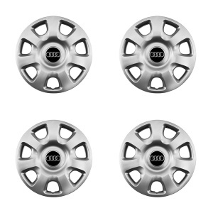 Set 4 capace roti 15 inchi (R15) Compatibile Cu Audi model - 336 - Img 2