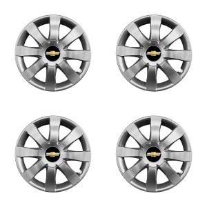 Set 4 Capace Roti 15 inchi (R15) Compatibile Cu CHEVROLET model - 323 - Img 2