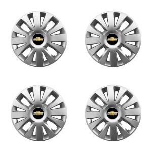 Set 4 Capace Roti 15 inchi (R15) Compatibile Cu CHEVROLET model - 324 - Img 2