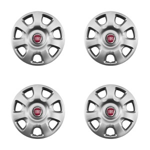 Set 4 capace roti 15 inchi (R15) Compatibile Cu Fiat model - 336 - Img 2