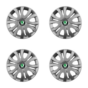 Set 4 Capace Roti 15 inchi (R15) Compatibile Cu SKODA model - 330 - Img 2
