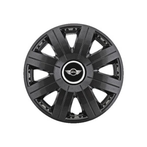 Set 4 Capace Roti 15 inchi (R15) Cosmos Negru, Compatibile cu Minicooper - Img 3