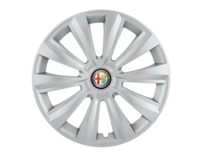 Set 4 capace roti 15 inchi (R15) Delta Gri, Compatibile cu Alfa Romeo