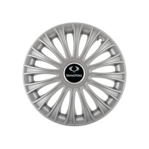 Set 4 Capace Roti 15 inchi (R15) Dino Gri, Compatibile cuSsangYong - Img 3