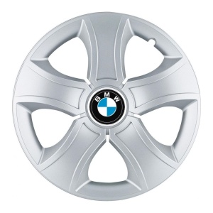 Set 4 Capace Roti 16 inchi (R16) Bis Gri, Compatibile Cu BMW - Img 3