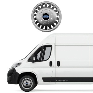 Set 4 capace roti 16 inchi (R16) bombate compatibile Ford TRANSIT, model 410