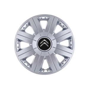 Set 4 capace roti 16 inchi (R16) Cosmos Gri, Compatibil Cu Citroen - Img 3