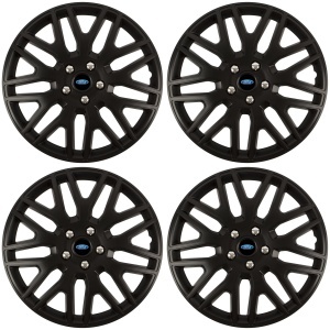 Set 4 Capace Roti 16 inchi (R16) Dakar Negru, Compatibile Cu Ford - Img 2