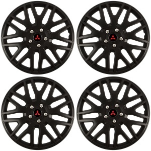 Set 4 Capace Roti 16 inchi (R16) Dakar Negru, Compatibile Cu Mitshubisi - Img 2