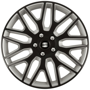 Set 4 Capace Roti 16 inchi (R16) Dakar Negru-Gri, Compatibile Cu Seat