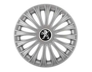 Set 4 capace roti 16 inchi (R16) Dino Gri, Compatibile cu Peugeot