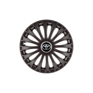 Set 4 capace roti 16 inchi (R16) Dino Negru, Compatibil Cu Toyota - Img 3