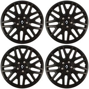 Set 4 Capace Roti 17 inchi (R17) Dakar Negru, Compatibile Cu Renault - Img 2