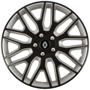 Set 4 Capace Roti 17 inchi (R17) Dakar Negru-Gri, Compatibile Cu Renault Nou