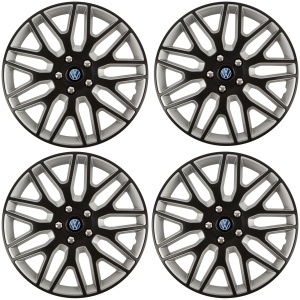 Set 4 Capace Roti 17 inchi (R17) Dakar Negru-Gri, Compatibile Cu Volkswagen - Img 2
