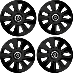Set 4 Capace Roti 17 inchi (R17) Stratos Negru, Compatibile Cu Renault Nou - Img 2
