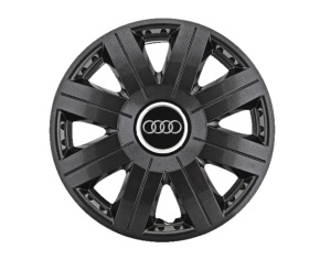 Set 4 capace roti Cosmos Negru R15, pentru gama auto Audi