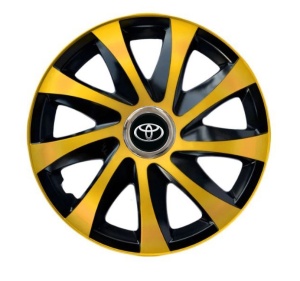 Set 4 capace roti Drift extra gold R14 Compatibil Cu Toyota