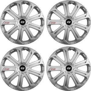 Set 4 Capace Roti Evo Gri R14, Pentru Hyundai - Img 2
