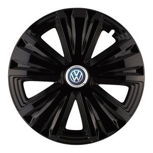 Set 4 capace roti Glory Negru R15 Compatibil Cu Volkswagen - Img 3
