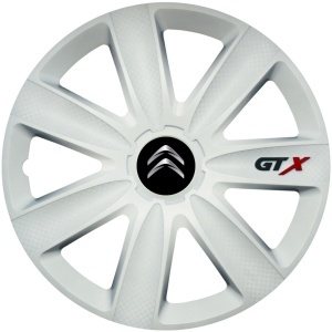 Set 4 Capace Roti GTX Alb R15, Compatibil Cu Citroen - Img 3