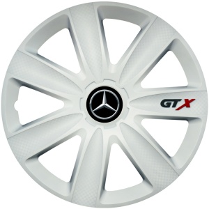 Set 4 Capace Roti GTX Alb R15, Compatibil Cu Mercedes - Img 1