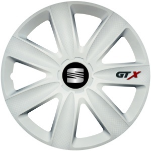Set 4 Capace Roti GTX Alb R16, Compatibil Cu Seat - Img 3