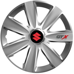 Set 4 Capace Roti GTX Gri R14, Pentru Suzuki - Img 1