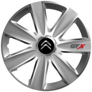 Set 4 Capace Roti GTX Gri R15, Pentru Citroen - Img 3