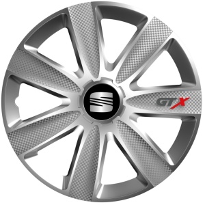 Set 4 Capace Roti GTX Gri R17, Pentru Seat - Img 1