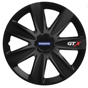 Set 4 Capace Roti GTX Negru Carbon Ford, R14 - Img 4