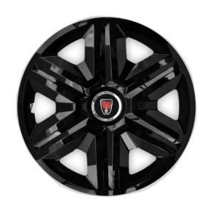 Set 4 capace roti hubcaps fast black R15 Compatibil Cu Range Rover - Img 3