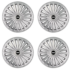 Set 4 capace roti Joy Negru R17 pentru gama auto Dacia nou.