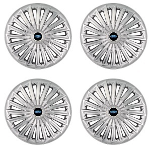 Set 4 capace roti Joy Negru R17 pentru gama auto Ford.