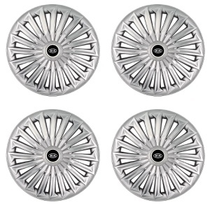 Set 4 capace roti Joy Negru R17 pentru gama auto Kia.